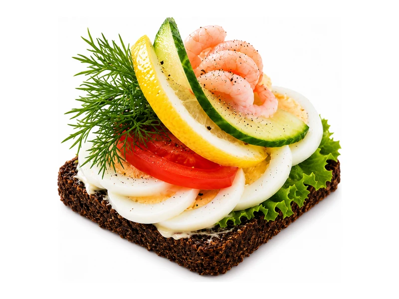 Æg & rejer – smørrebrød fra Birkerød Smørrebrød